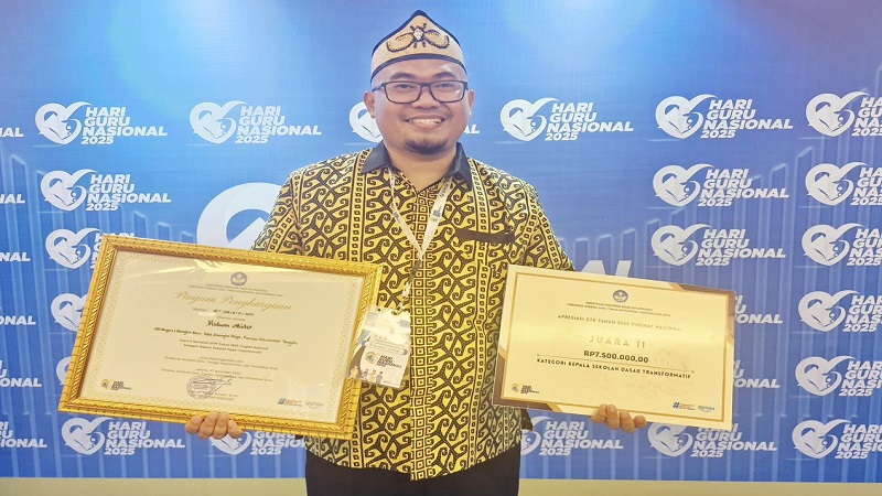 Kepala SDN 1 Mungku Baru Cemerlang di Apresiasi GTK Nasional