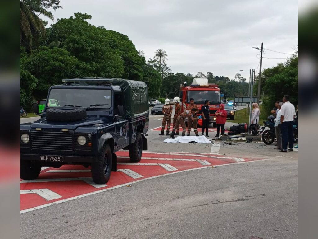 Pelajar maut motosikal rempuh kereta di Rembau